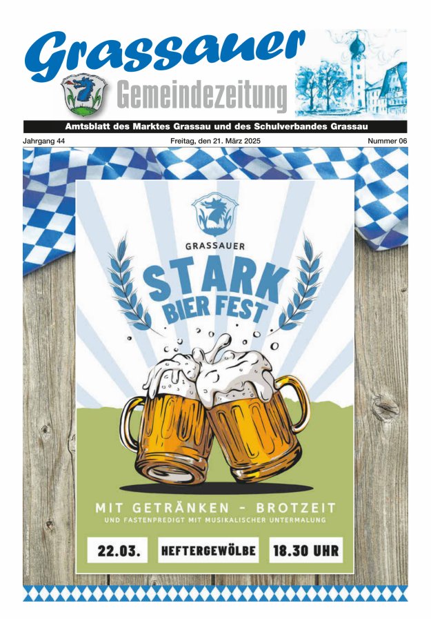 Grassauer Gemeindezeitung Titelblatt 06/2025
