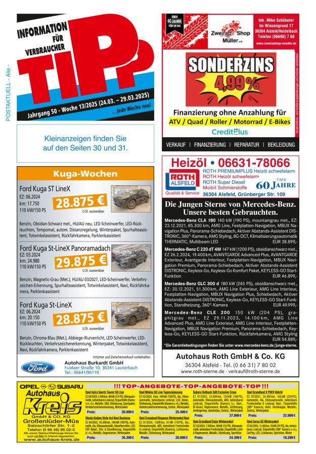 Tipp Vogelsberg Titelblatt 13/2025