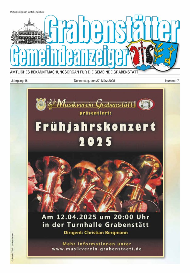 Grabenstätter Gemeindeanzeiger Titelblatt 07/2025