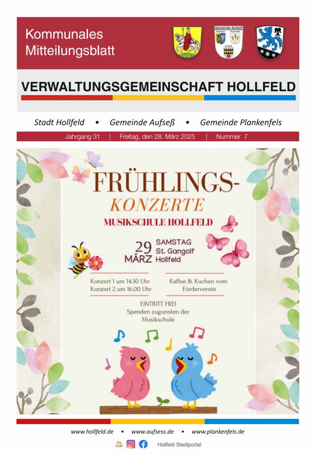 MB der Verwaltungsgemeinschaft Hollfeld  Titelblatt 07/2025