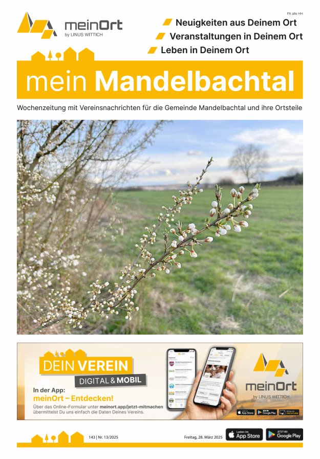 mein Mandelbachtal Titelblatt 13/2025