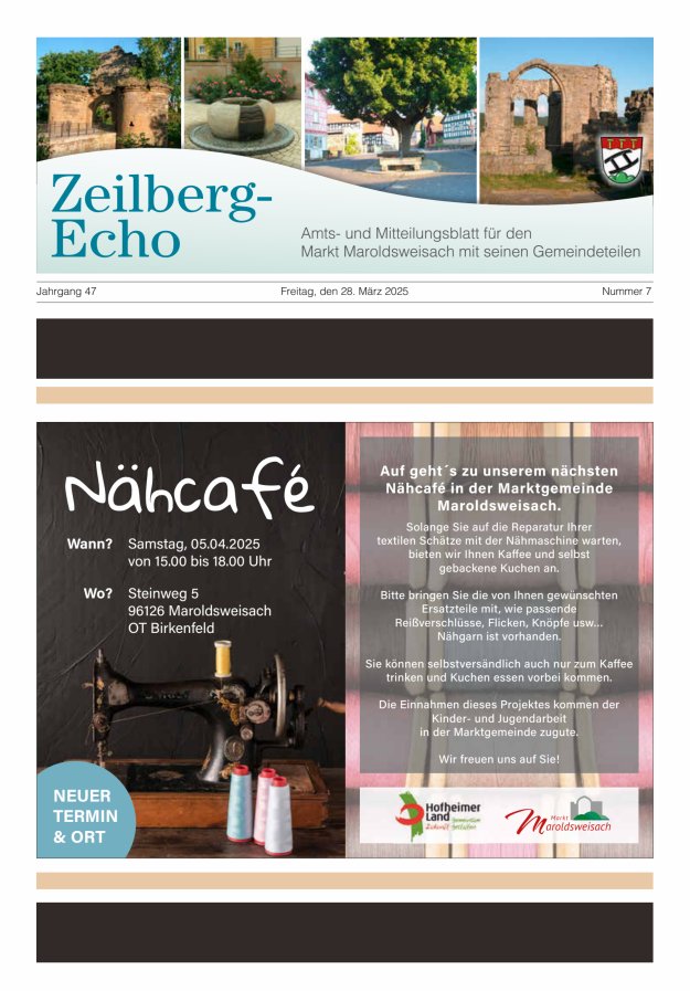 Zeilberg-Echo Titelblatt 07/2025