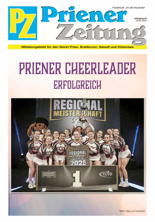 Priener Zeitung Titelblatt 03/2025