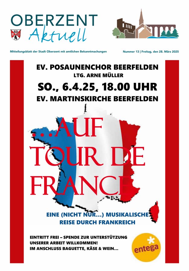 Oberzent aktuell Titelblatt 13/2025