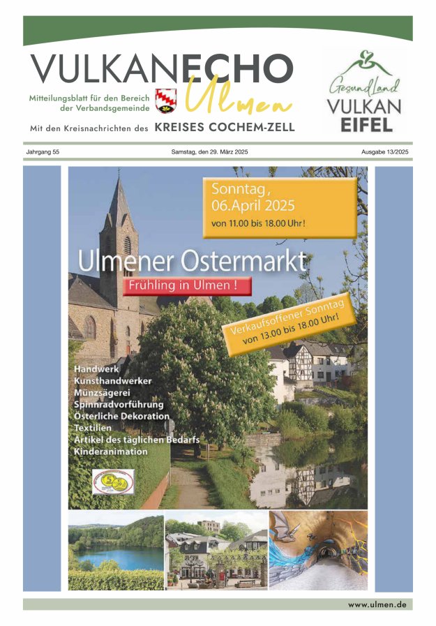 Vulkan Echo VG Ulmen Titelblatt 13/2025