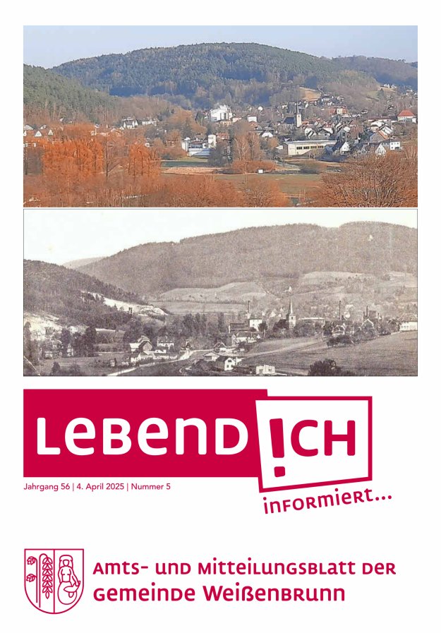Weißenbrunner Mitteilungsblatt Titelblatt 05/2025