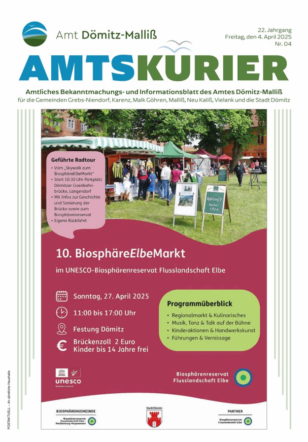 Amts-Kurier Titelblatt 04/2025