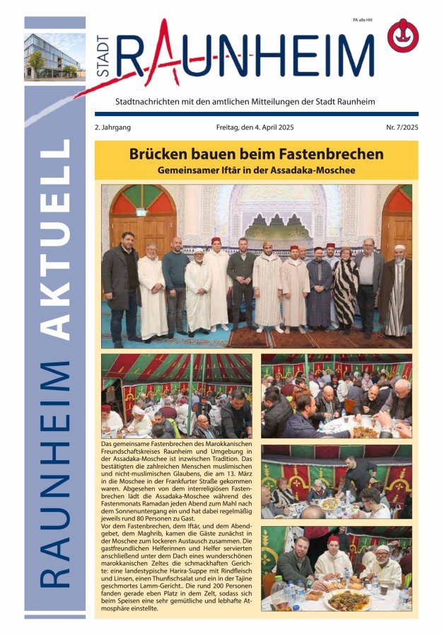 Raunheim aktuell Titelblatt 07/2025