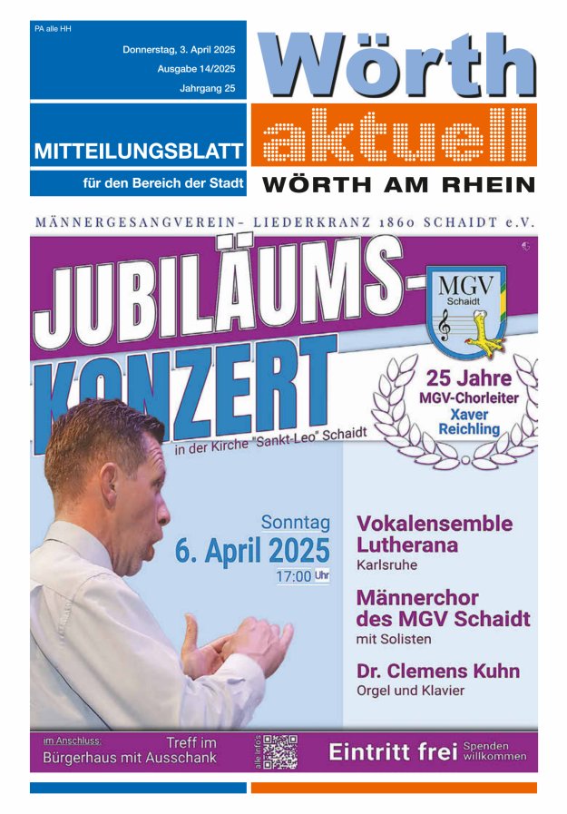 Wörth aktuell Titelblatt 13/2025