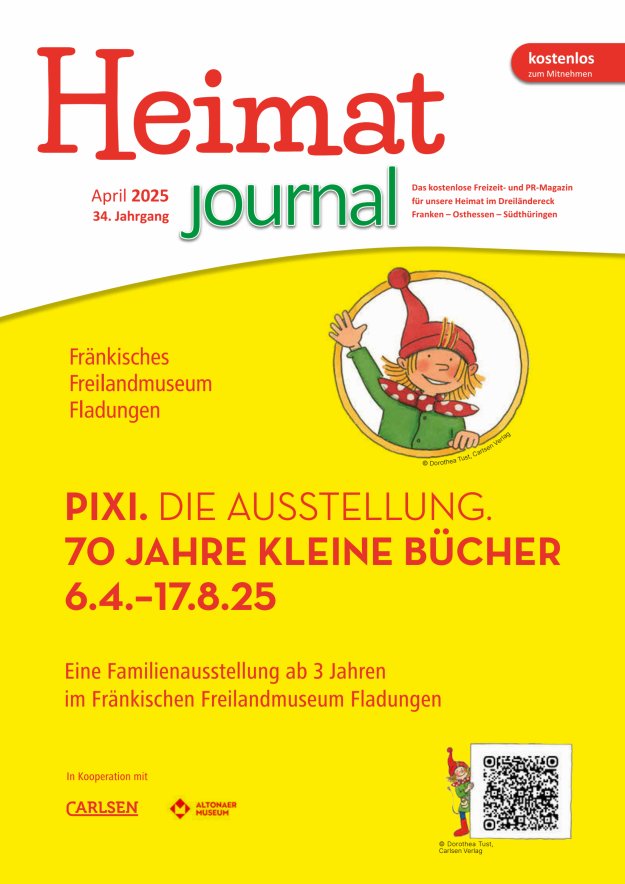 "Heimatjournal" im Dreiländereck Franken-Osthessen-Südthüringen Titelblatt 02/2025