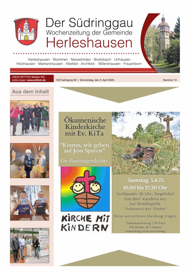 Der Südringgau Titelblatt 14/2025