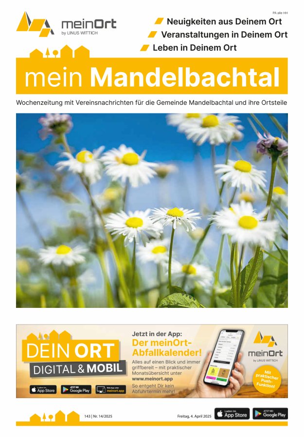 mein Mandelbachtal Titelblatt 14/2025