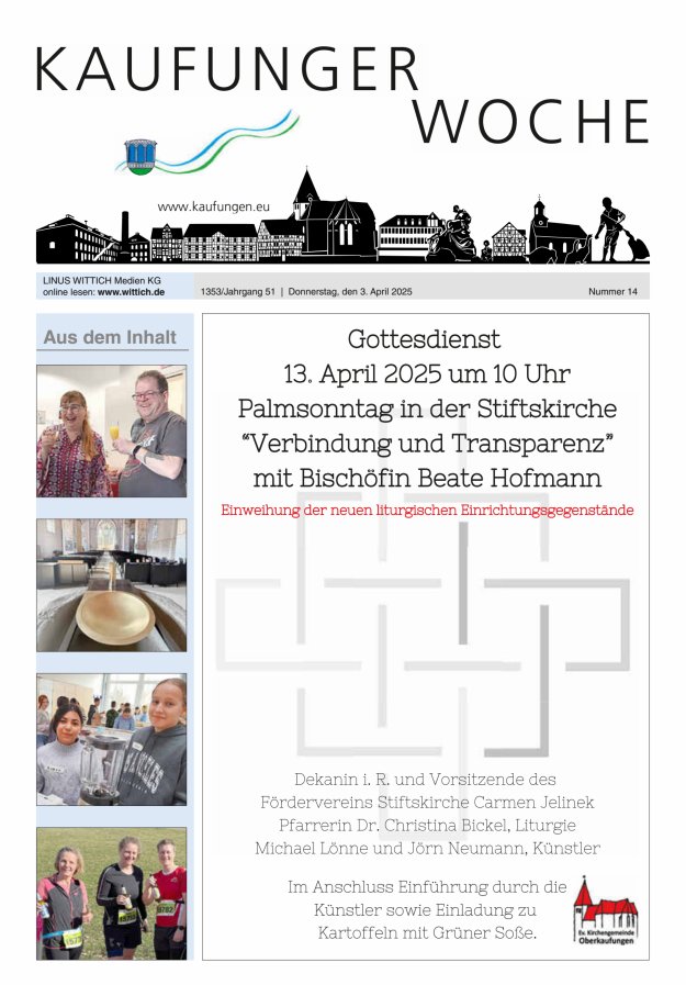 Kaufunger Woche Titelblatt 14/2025