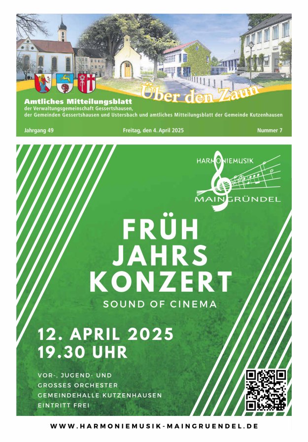 Über den Zaun Titelblatt 07/2025