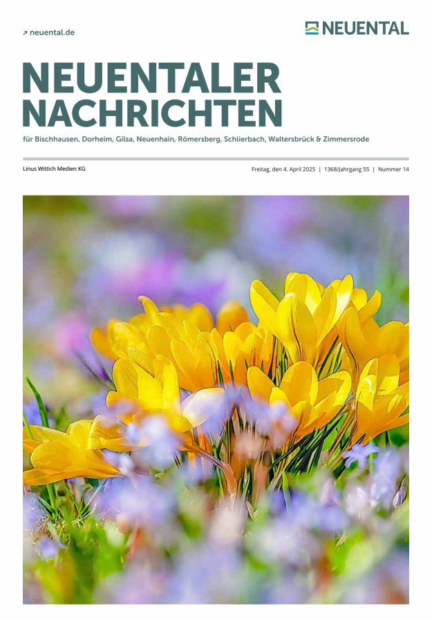 Neuentaler Nachrichten Titelblatt 14/2025