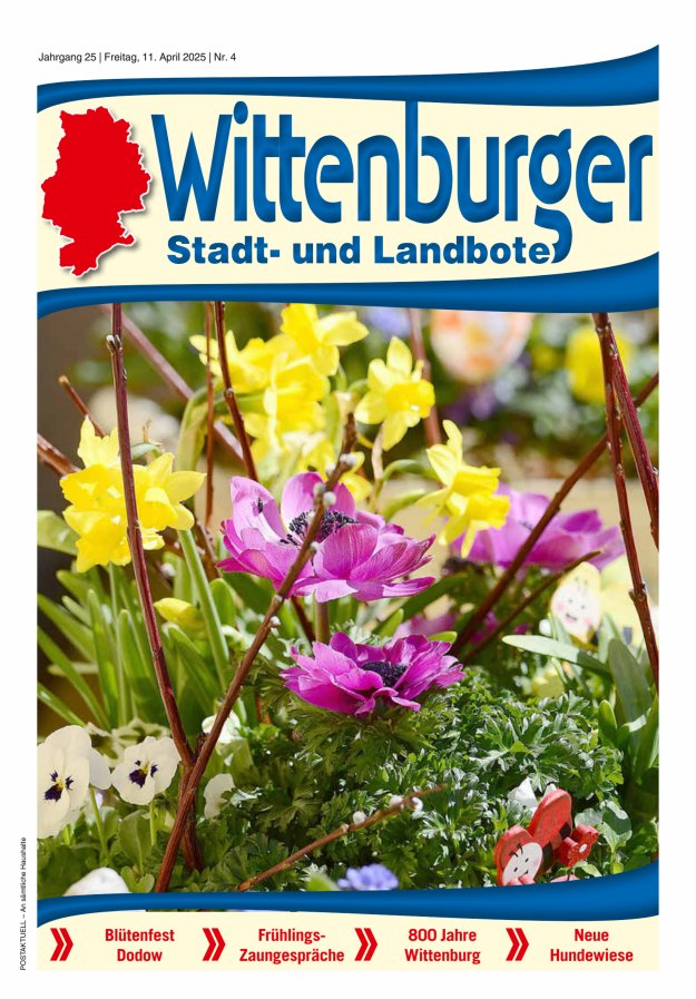 Wittenburger Stadt- und Landbote Titelblatt 04/2025