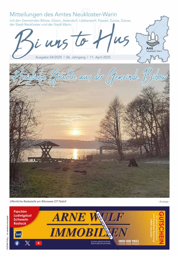 Bi uns to Hus Titelblatt 04/2025