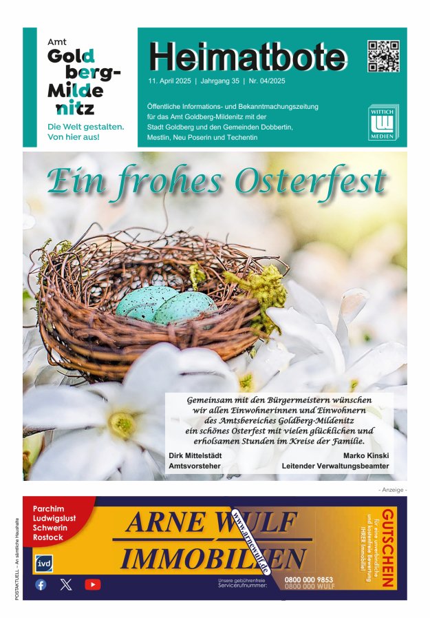 Heimatbote Titelblatt 04/2025