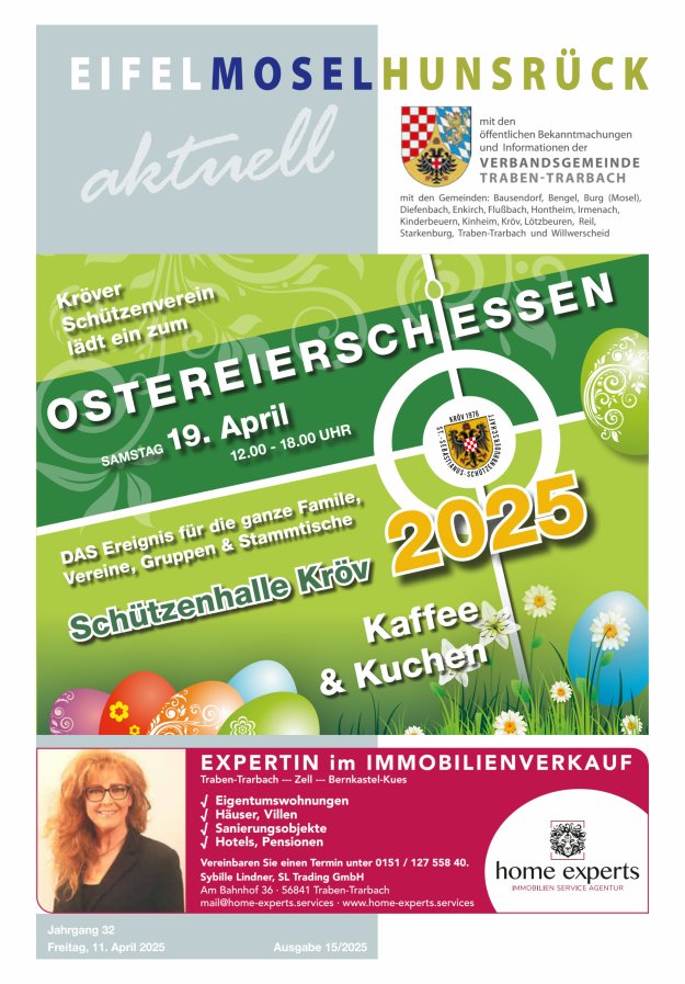 Eifel-Mosel-Hunsrück aktuell VG Traben-Trarbach Titelblatt 15/2025