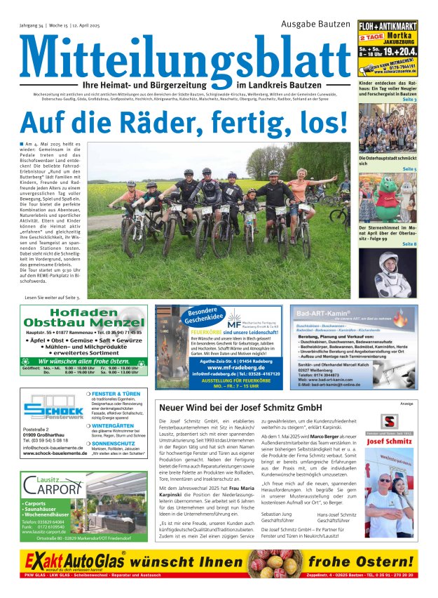 Mitteilungsblatt LK Bautzen Ausgabe Bautzen Titelblatt 14/2025