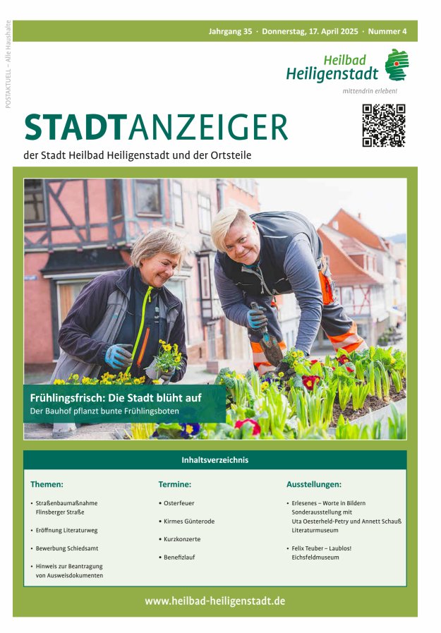 Heiligenstadt Anzeiger Titelblatt 04/2025