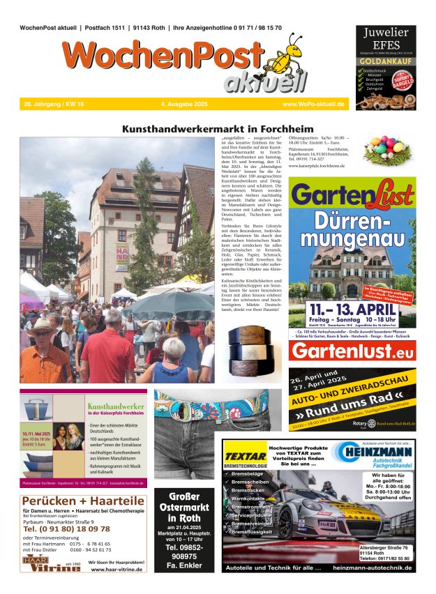 Wochenpost aktuell Titelblatt 04/2025