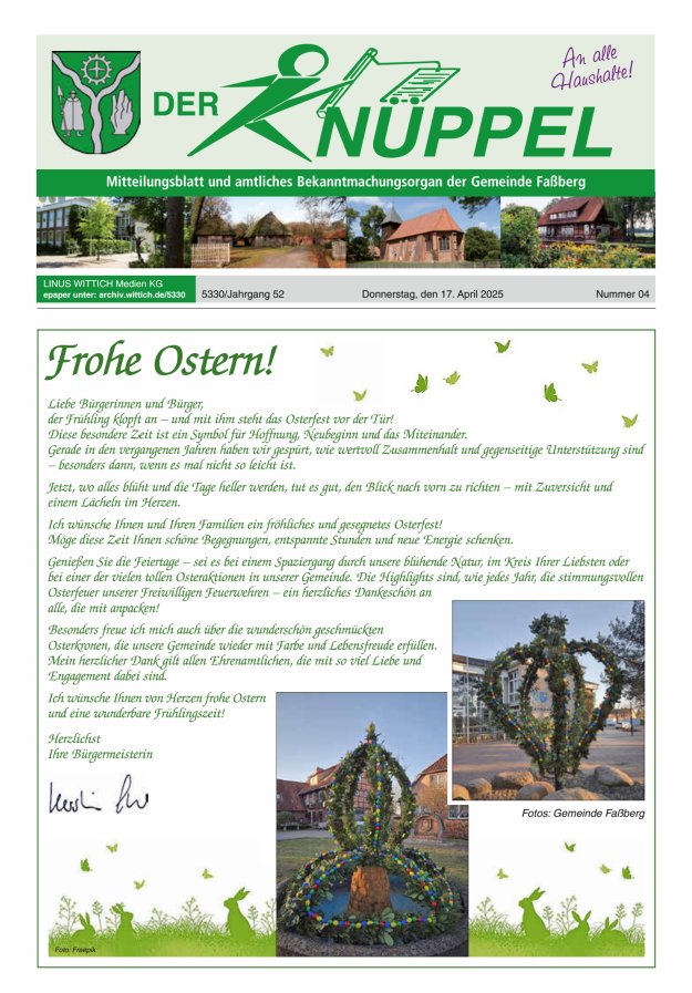 Der Knüppel Titelblatt 04/2025