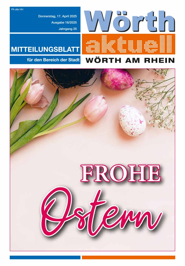 Wörth aktuell Titelblatt 15/2025