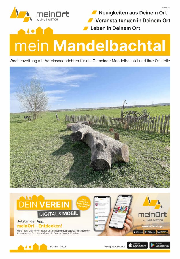 mein Mandelbachtal Titelblatt 16/2025