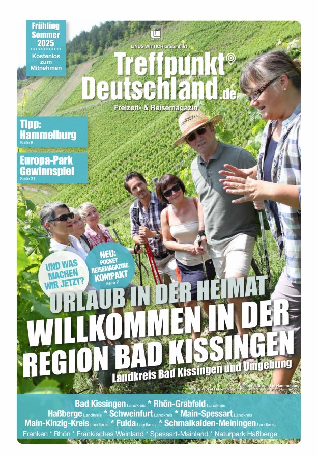 TreffpunktDeutschland Region Bad Kissingen Reisemagazin Titelblatt 05/2025