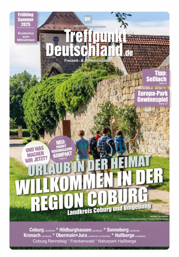 TreffpunktDeutschland Region Coburg Reisemagazin Titelblatt 05/2025