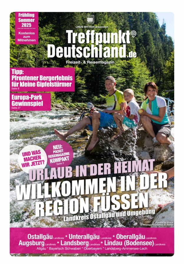 TreffpunktDeutschland Region Füssen Reisemagazin Titelblatt 04/2025