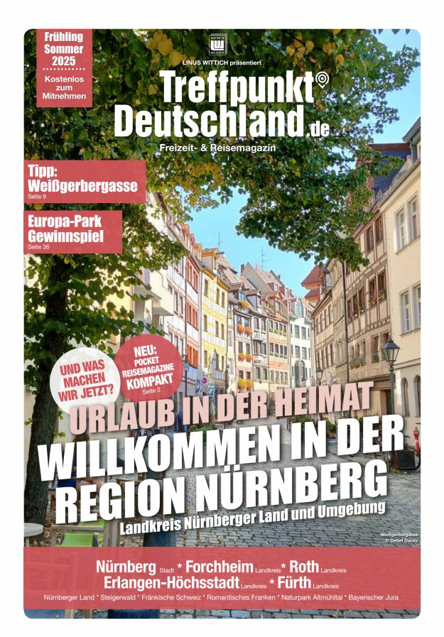 TreffpunktDeutschland Region Nürnberg Reisemagazin Titelblatt 05/2025