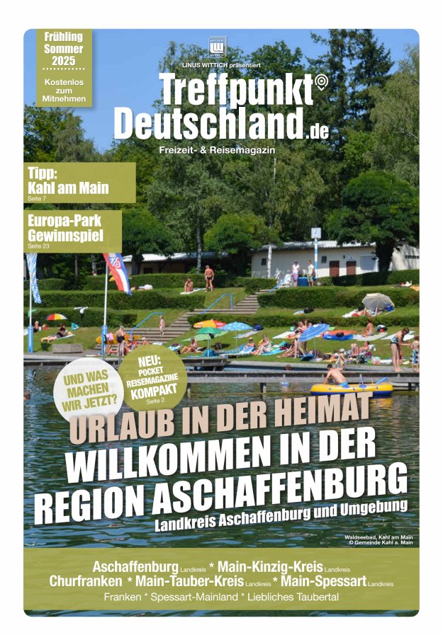 TreffpunktDeutschland Region Aschaffenburg Reisemagazin Titelblatt 05/2025