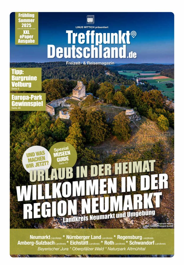 TreffpunktDeutschland Region Neumarkt Reisemagazin Titelblatt 05/2025