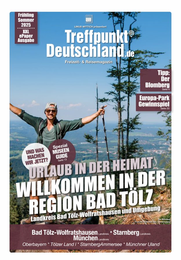 TreffpunktDeutschland Region Bad Tölz Reisemagazin Titelblatt 03/2025