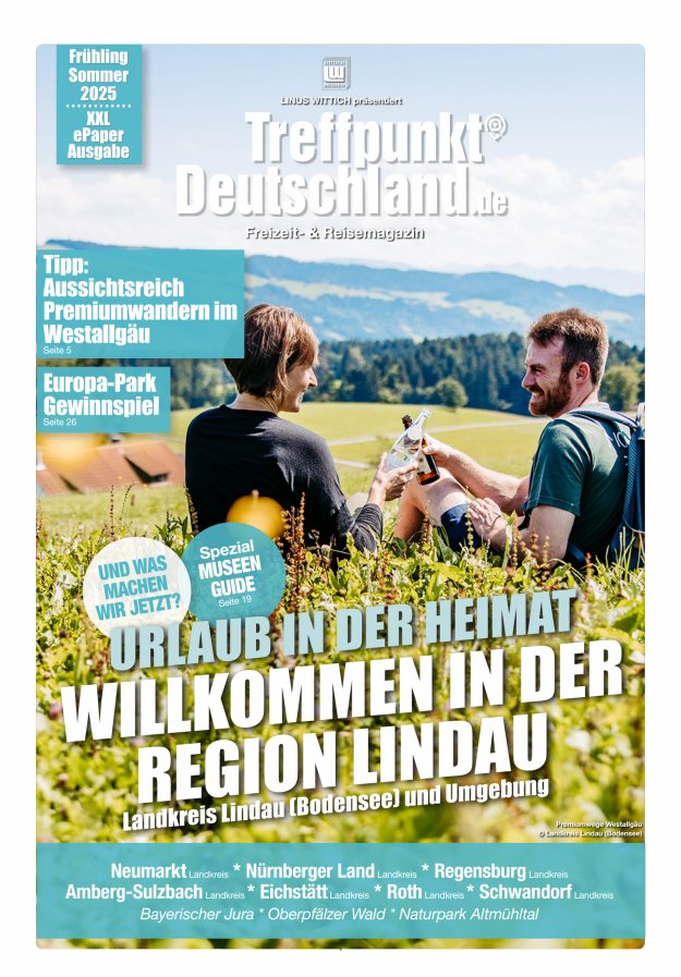 TreffpunktDeutschland Region Lindau Reisemagazin Titelblatt 03/2025