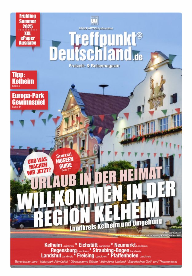 TreffpunktDeutschland Region Kelheim Reisemagazin Titelblatt 03/2025