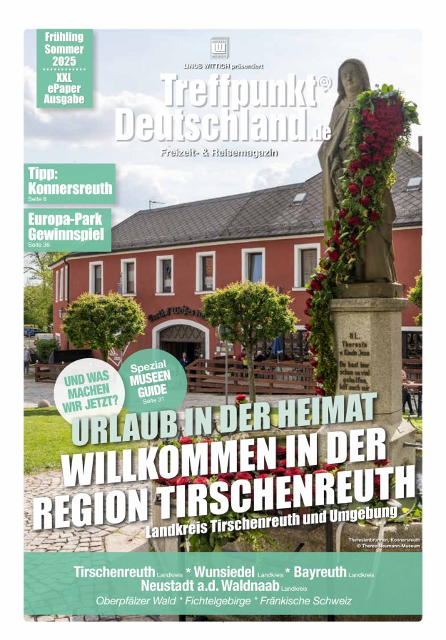 TreffpunktDeutschland Region Tirschenreuth Reisemagazin Titelblatt 03/2025