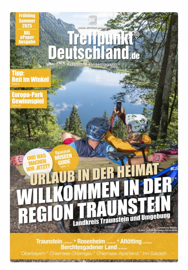 TreffpunktDeutschland Region Traunstein Reisemagazin Titelblatt 03/2025