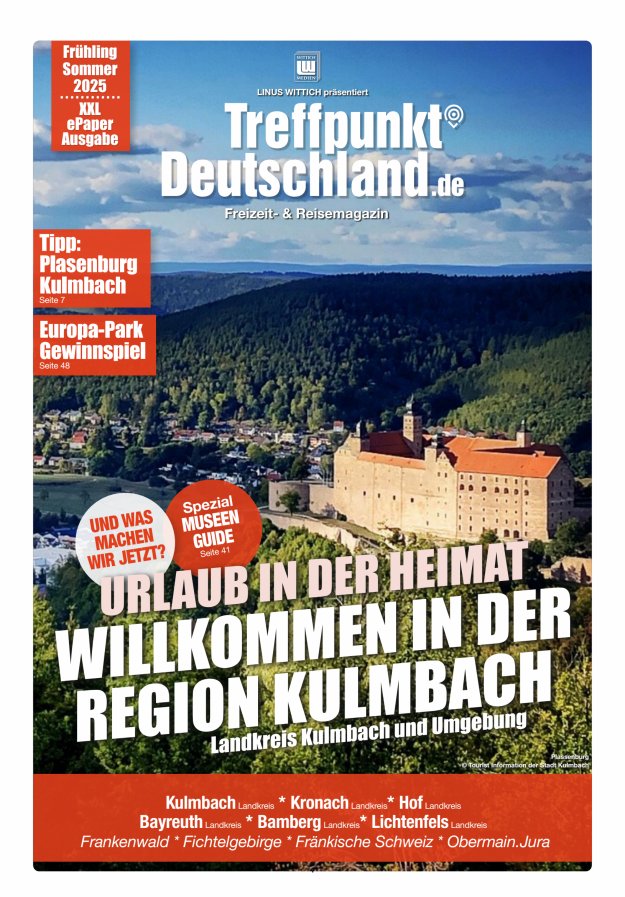 TreffpunktDeutschland Region Kulmbach Reisemagazin Titelblatt 05/2025