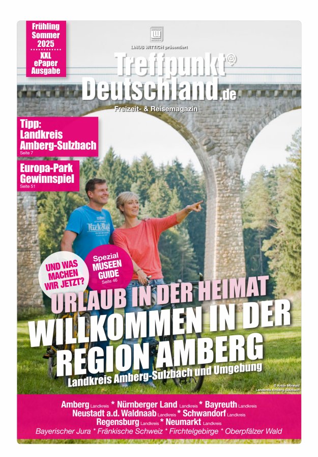 TreffpunktDeutschland Region Amberg Reisemagazin Titelblatt 03/2025