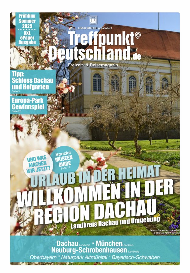 TreffpunktDeutschland Region Dachau Reisemagazin Titelblatt 03/2025