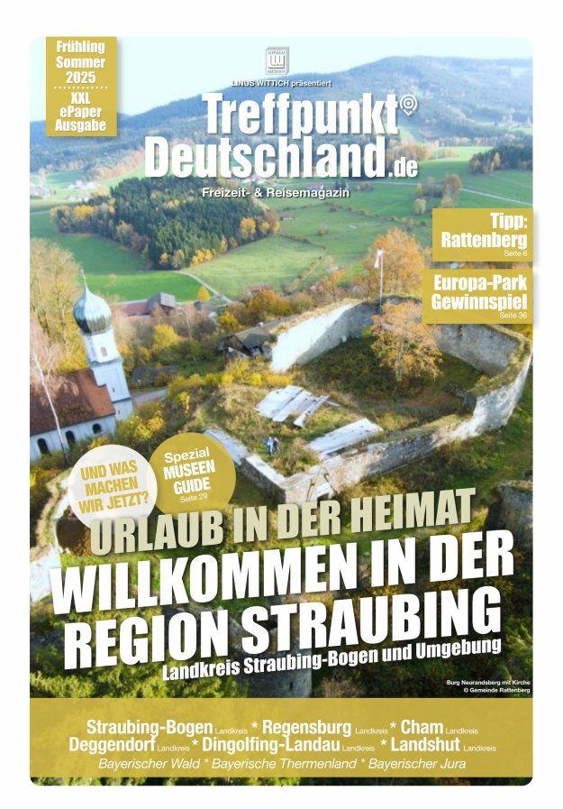 TreffpunktDeutschland Region Straubing Reisemagazin Titelblatt 03/2025