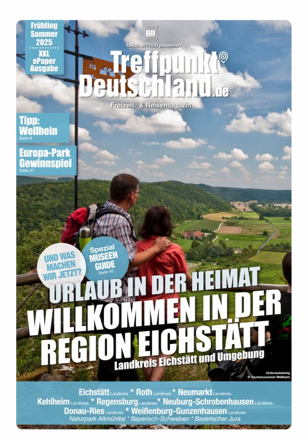 TreffpunktDeutschland Region Eichstätt Reisemagazin Titelblatt 05/2025