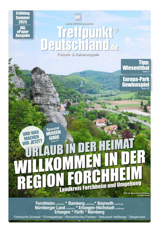TreffpunktDeutschland Region Forchheim Reisemagazin Titelblatt 05/2025
