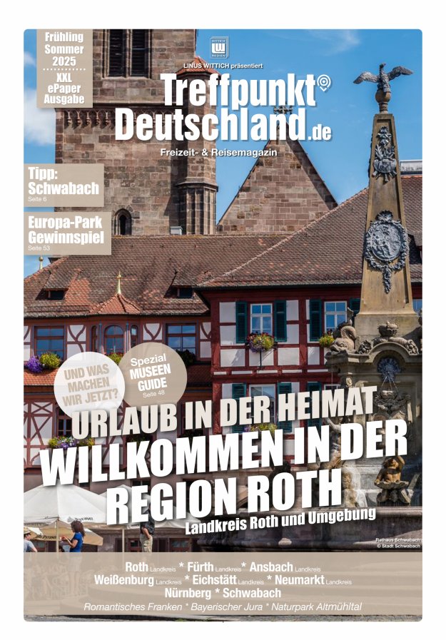 TreffpunktDeutschland Region Roth Reisemagazin Titelblatt 05/2025