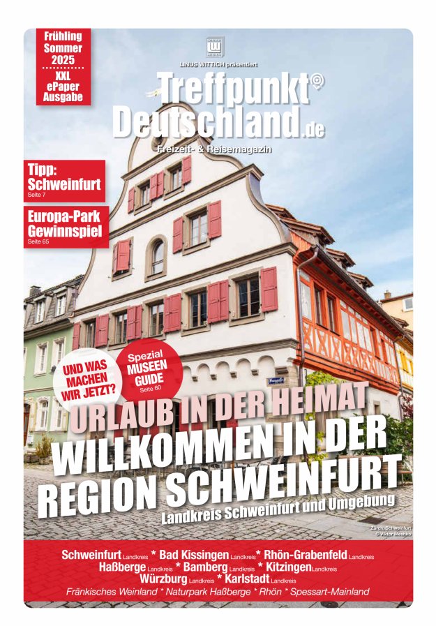 TreffpunktDeutschland Region Schweinfurt Reisemagazin Titelblatt 05/2025