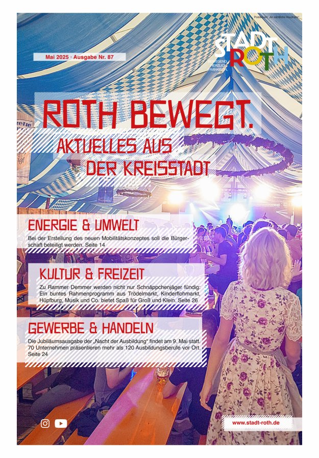 Roth bewegt. Titelblatt 87/2025