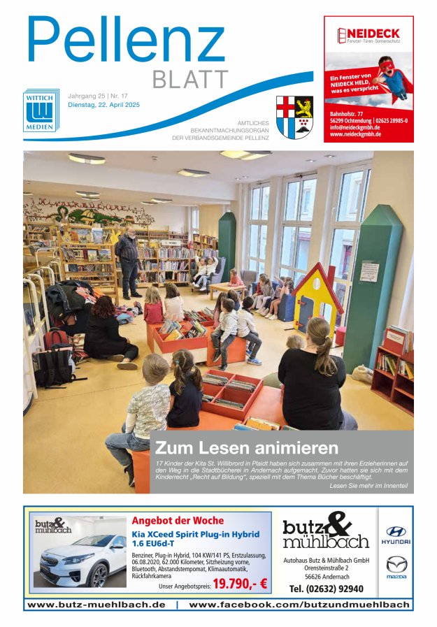 Pellenzblatt Titelblatt 17/2025